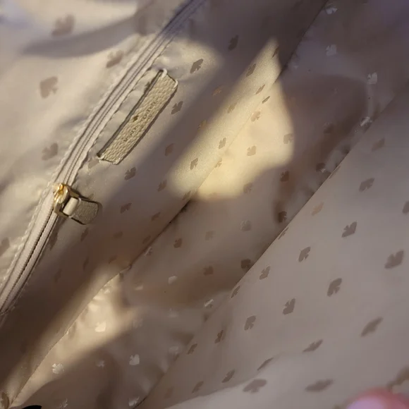 Kate Spade Cream Shoulder New Leather Bag